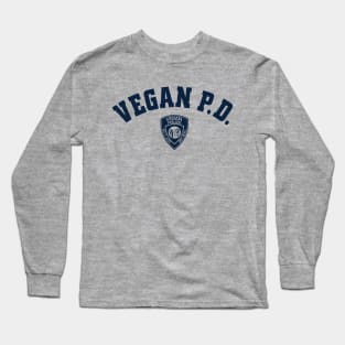 Vegan Police Department Long Sleeve T-Shirt